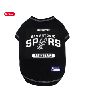 San Antonio Spurs basketball dog t-shirt