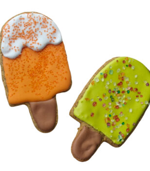 Popsicle dog Cookies