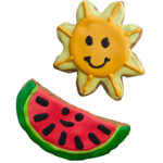 summer dog cookies
